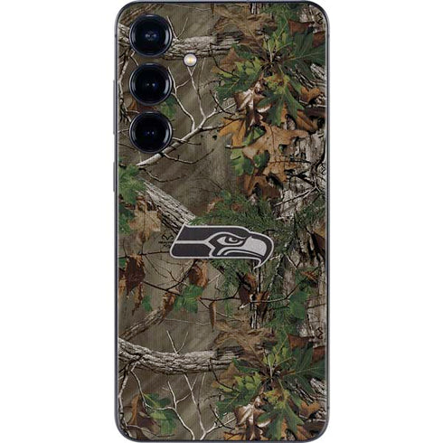 NFL Seattle Seahawks Realtree Xtra Green Camo Galaxy S25 Plus Skin