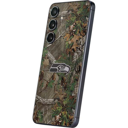 NFL Seattle Seahawks Realtree Xtra Green Camo Galaxy S25 Skin