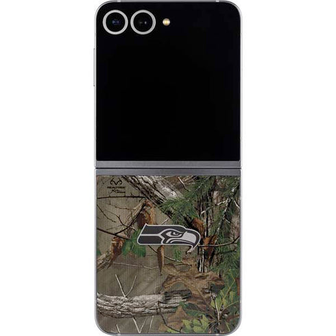 NFL Seattle Seahawks Realtree Xtra Green Camo Galaxy Z Flip6 Skin
