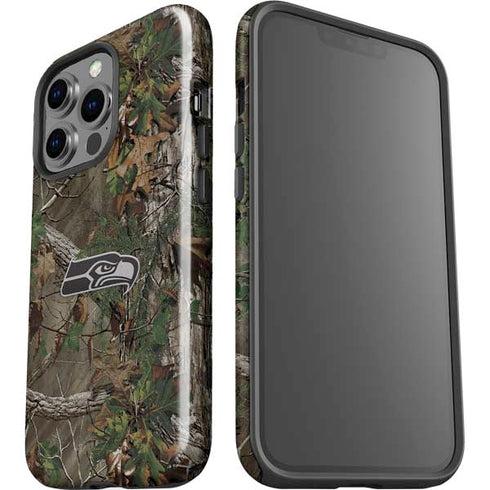 NFL Seattle Seahawks Realtree Xtra Green Camo iPhone 15 Pro Impact Case