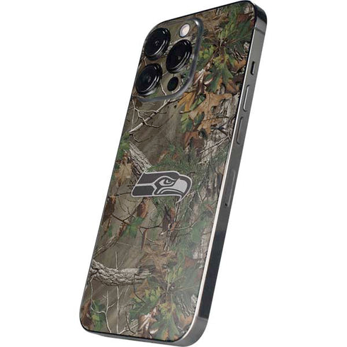 NFL Seattle Seahawks Realtree Xtra Green Camo iPhone 16 Pro Max Skin