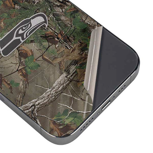NFL Seattle Seahawks Realtree Xtra Green Camo iPhone 16 Pro Max Skin