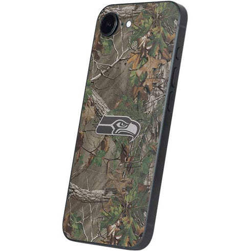 NFL Seattle Seahawks Realtree Xtra Green Camo iPhone 16e Skin