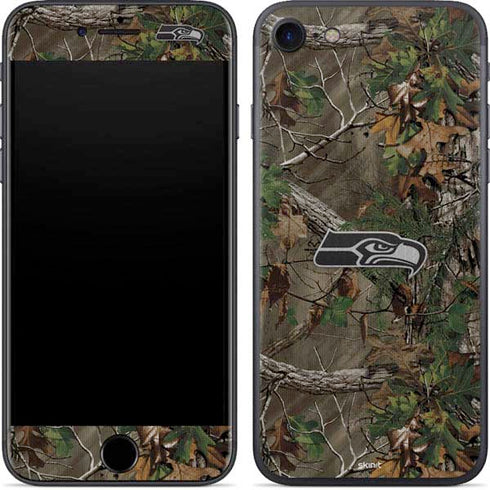 NFL Seattle Seahawks Realtree Xtra Green Camo iPhone 8 Skin