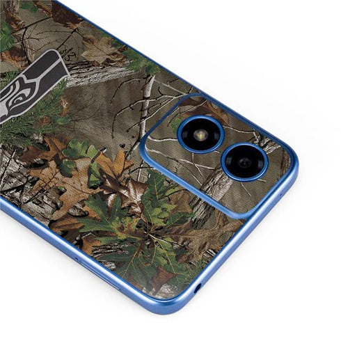 NFL Seattle Seahawks Realtree Xtra Green Camo Moto G Play 4G (2024) Skin