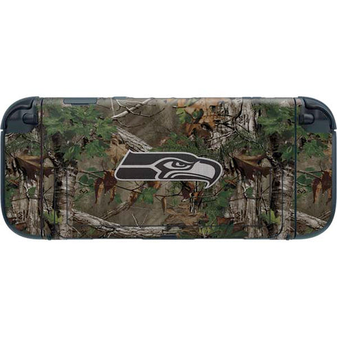 NFL Seattle Seahawks Realtree Xtra Green Camo Nintendo Switch 2 (2025) with Joy-Con Skin