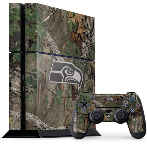 NFL Seattle Seahawks Realtree Xtra Green Camo PlayStation PS4 Skins