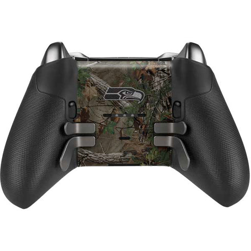NFL Seattle Seahawks Realtree Xtra Green Camo Xbox Elite Wireless Controller Series 2 Skin