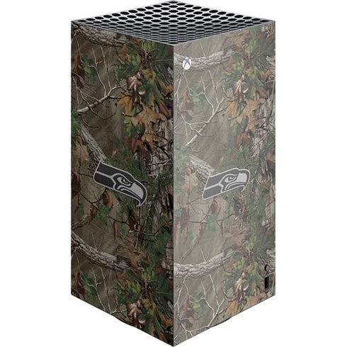 NFL Seattle Seahawks Realtree Xtra Green Camo Xbox Series X Skins