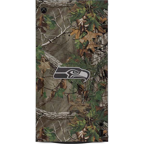 NFL Seattle Seahawks Realtree Xtra Green Camo XBox Series X Digital Edition Console Skin