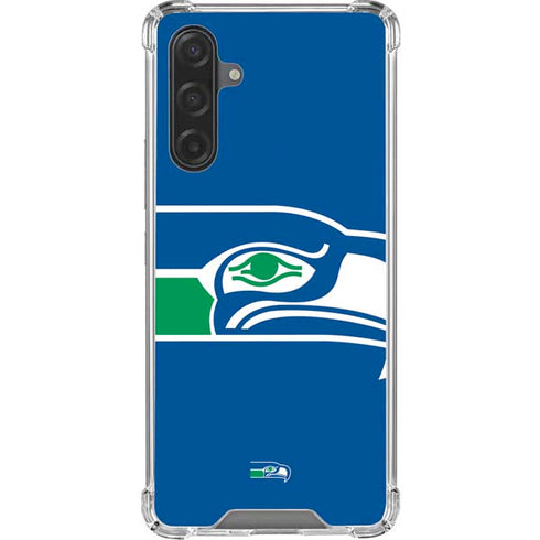 NFL Seattle Seahawks Retro Logo Galaxy A17 Clear Case
