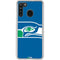 NFL Seattle Seahawks Retro Logo Galaxy A21 Clear Case