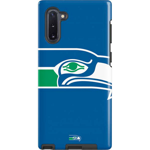 NFL Seattle Seahawks Retro Logo Galaxy Cases