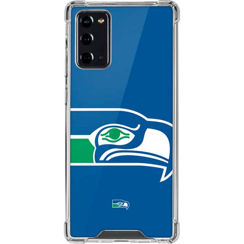 NFL Seattle Seahawks Retro Logo Galaxy Note20 5G Clear Case