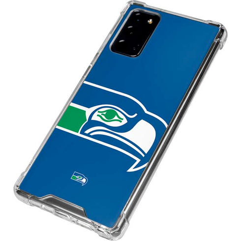 NFL Seattle Seahawks Retro Logo Galaxy Note20 5G Clear Case