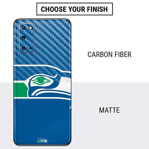 NFL Seattle Seahawks Retro Logo Galaxy S20 Skin