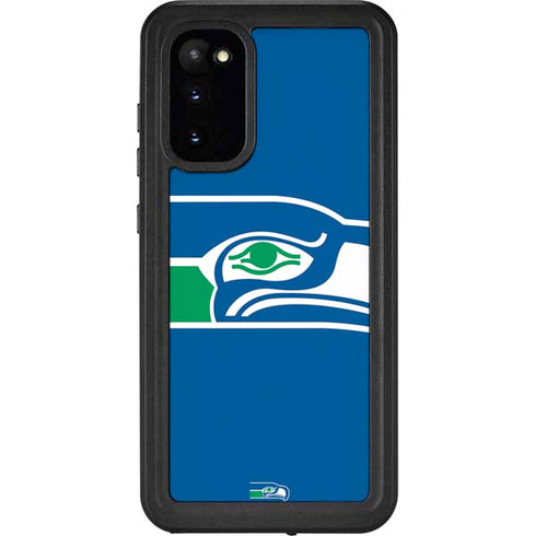 NFL Seattle Seahawks Retro Logo Galaxy S20 Waterproof Case