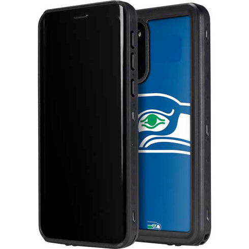 NFL Seattle Seahawks Retro Logo Galaxy S20 Waterproof Case