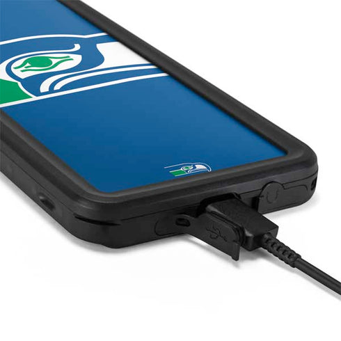 NFL Seattle Seahawks Retro Logo Galaxy S20 Waterproof Case