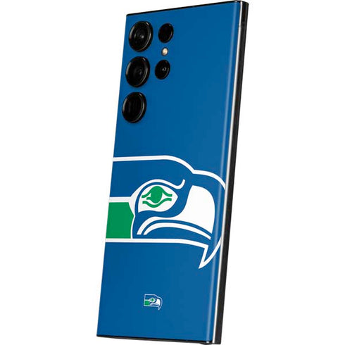 NFL Seattle Seahawks Retro Logo Galaxy Skins