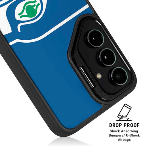 NFL Seattle Seahawks Retro Logo Galaxy S24 FE Kickstand Case