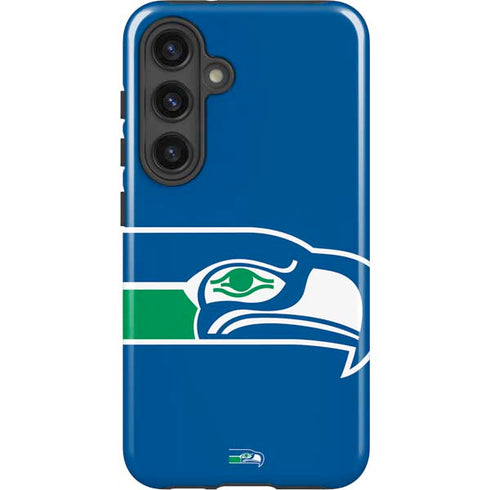 NFL Seattle Seahawks Retro Logo Galaxy S25 Plus Impact Case