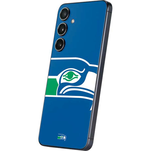 NFL Seattle Seahawks Retro Logo Galaxy S25 Skin