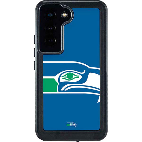 NFL Seattle Seahawks Retro Logo Galaxy S24 Waterproof Case