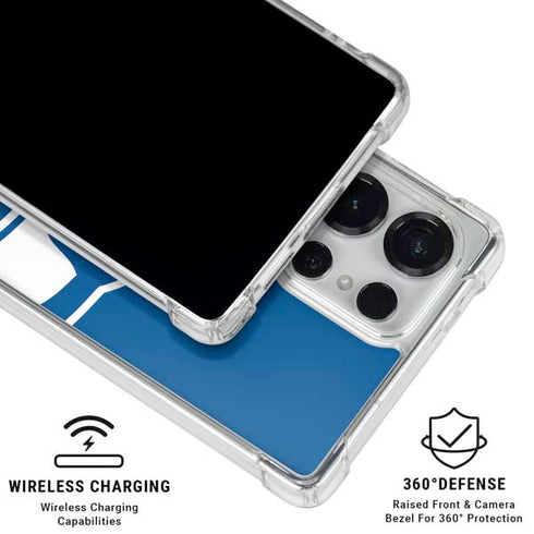 NFL Seattle Seahawks Retro Logo Galaxy S25 Ultra Clear Case