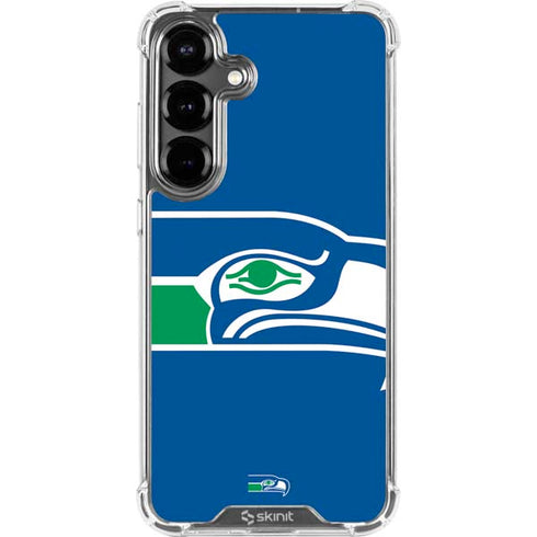 NFL Seattle Seahawks Retro Logo Galaxy S26 Clear Case
