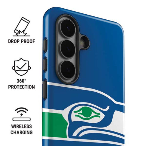 NFL Seattle Seahawks Retro Logo Galaxy S26 Plus Impact Case