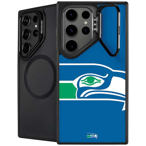 NFL Seattle Seahawks Retro Logo Galaxy S26 Ultra Kickstand Case