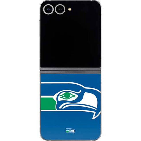 NFL Seattle Seahawks Retro Logo Galaxy Z Flip6 Skin