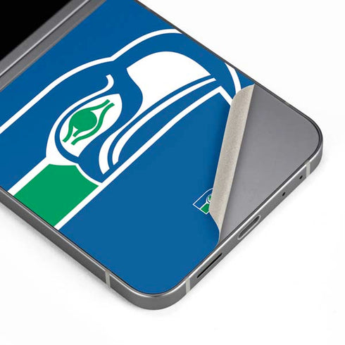 NFL Seattle Seahawks Retro Logo Galaxy Z Flip6 Skin