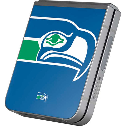 NFL Seattle Seahawks Retro Logo Galaxy Z Flip6 Skin