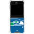 NFL Seattle Seahawks Retro Logo Galaxy Z Flip6 Clear Case