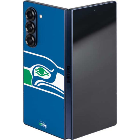 NFL Seattle Seahawks Retro Logo Galaxy Z Fold6 Skin