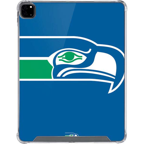 NFL Seattle Seahawks Retro Logo iPad Pro 12.9in (2020) Clear Case