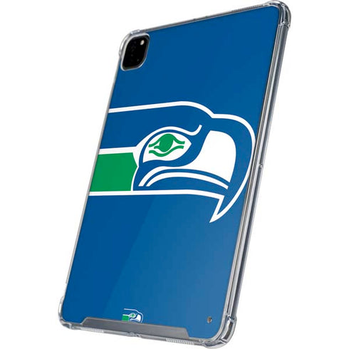 NFL Seattle Seahawks Retro Logo iPad Pro 12.9in (2020) Clear Case