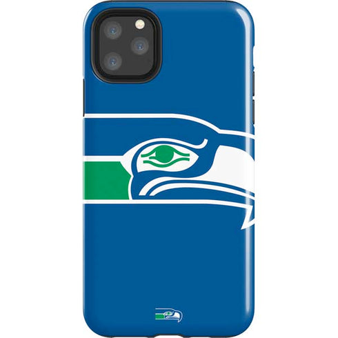 NFL Seattle Seahawks Retro Logo iPhone 11 Pro Max Impact Case