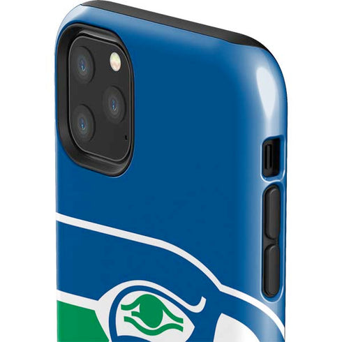NFL Seattle Seahawks Retro Logo iPhone 11 Pro Max Impact Case