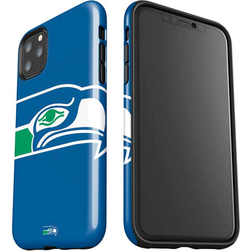 NFL Seattle Seahawks Retro Logo iPhone 11 Pro Max Impact Case