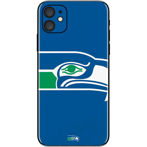 NFL Seattle Seahawks Retro Logo iPhone 11 Skin
