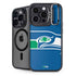 NFL Seattle Seahawks Retro Logo iPhone 14 Pro Max Kickstand Case