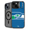 NFL Seattle Seahawks Retro Logo iPhone 15 Kickstand Case