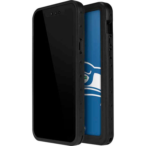 NFL Seattle Seahawks Retro Logo iPhone 15 Pro Waterproof Case