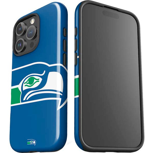 NFL Seattle Seahawks Retro Logo iPhone 16 Pro Impact Case