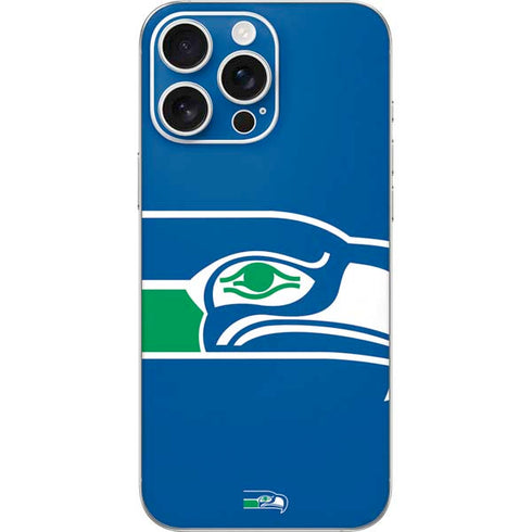 NFL Seattle Seahawks Retro Logo iPhone 16 Pro Max Skin