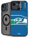 NFL Seattle Seahawks Retro Logo iPhone 16e Kickstand Case
