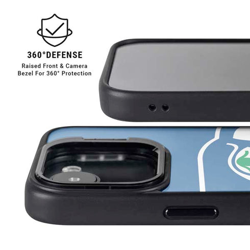 NFL Seattle Seahawks Retro Logo iPhone 16e Kickstand Case